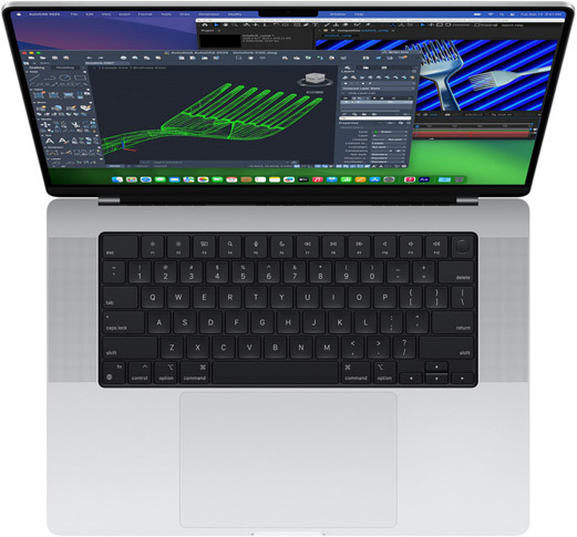 Autodesk AutoCAD y Adobe After Effects en un MacBook Pro