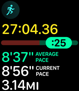 Metrik running form menyediakan kecepatan dan jarak seseorang.